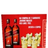 Garcias - Vinhos e Bebidas Espirituosas - WHISKY JOHNNIE WALKER RED LABEL PACK (2GARRAFAS + 4COPOS) 1 Thumb